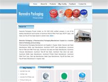 Tablet Screenshot of narendrapackaging.com
